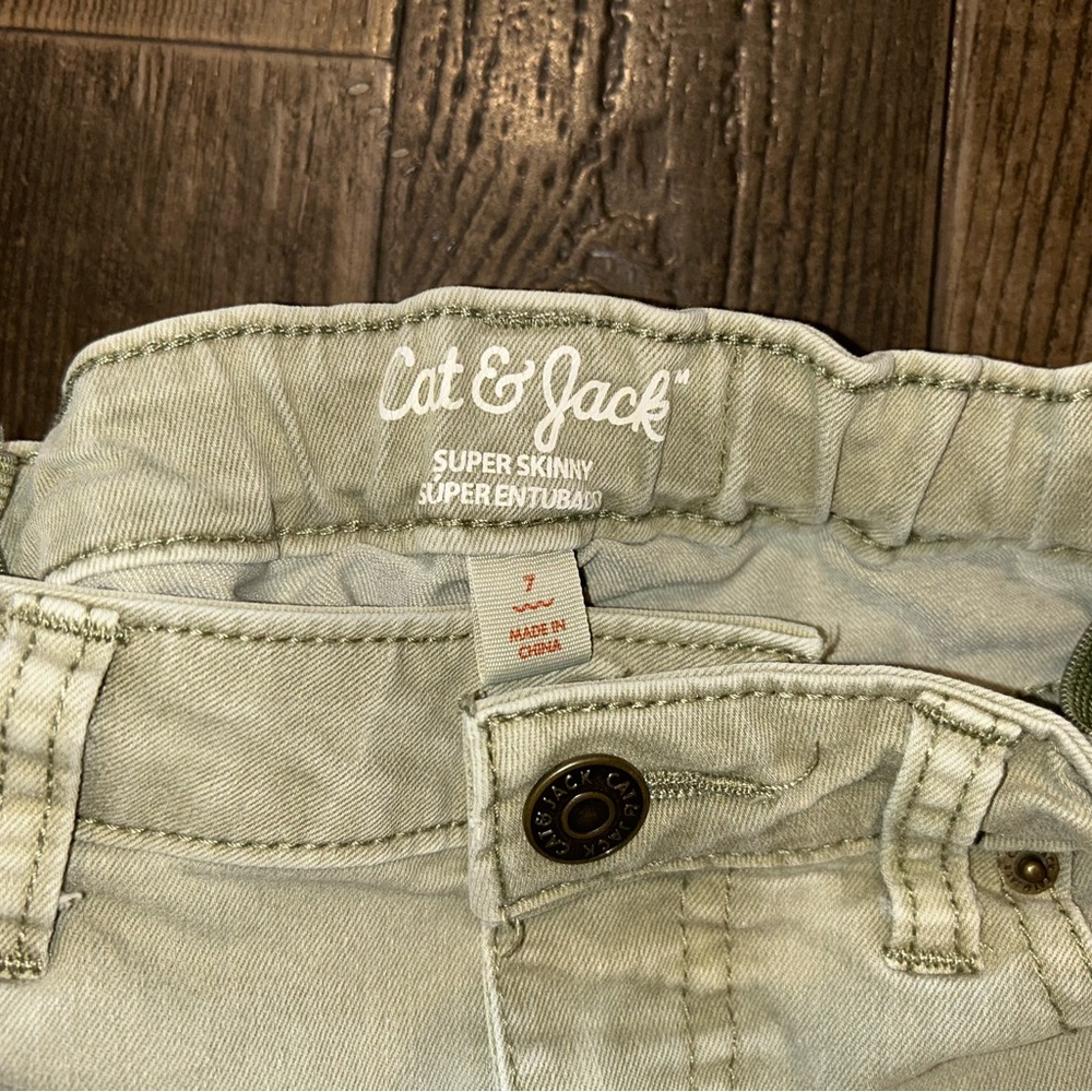 Cat & Jack Cream Skinny Corduroy Jeans for Kids - Picture 3 of 3
